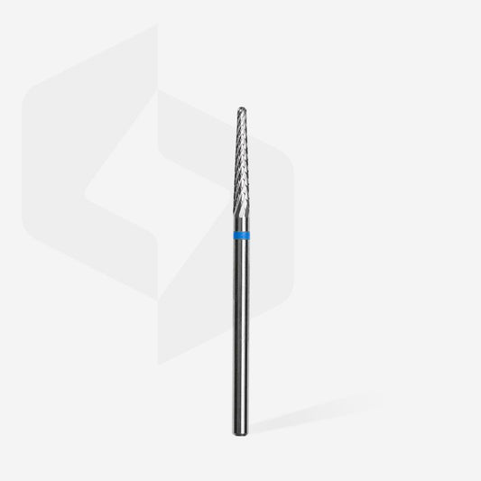 Hartmetallfräse "Kegel", Blau, Durchmesser 2,3 Mm / Arbeitsbereich 14 Mm