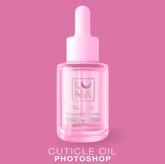 Lunamoon Photoshop Oil Dry Cuticle Oil with Strawberry with Cream 30ml
