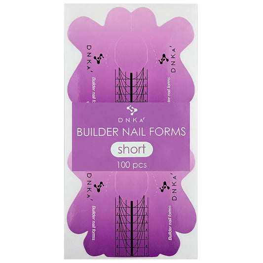 DNKa' "SHORT" PAPER BUILDER NAIL FORMS, 100 Stück