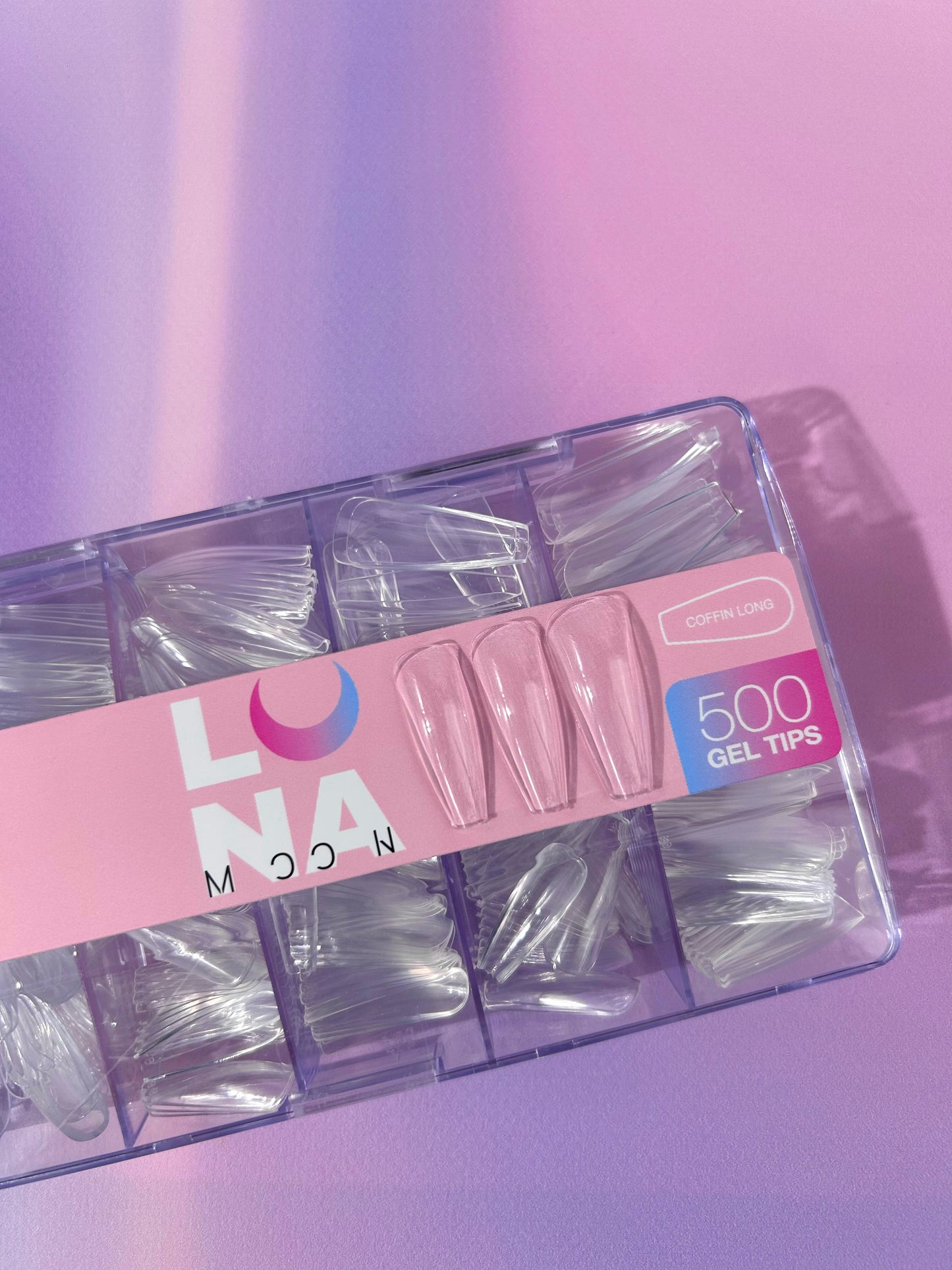 Nail Tips Coffin Long