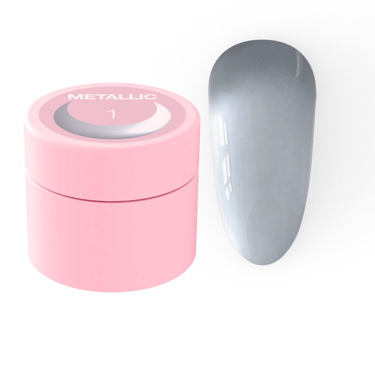 Gel Nagellack Metallic Gel Nr. 1 5ml
