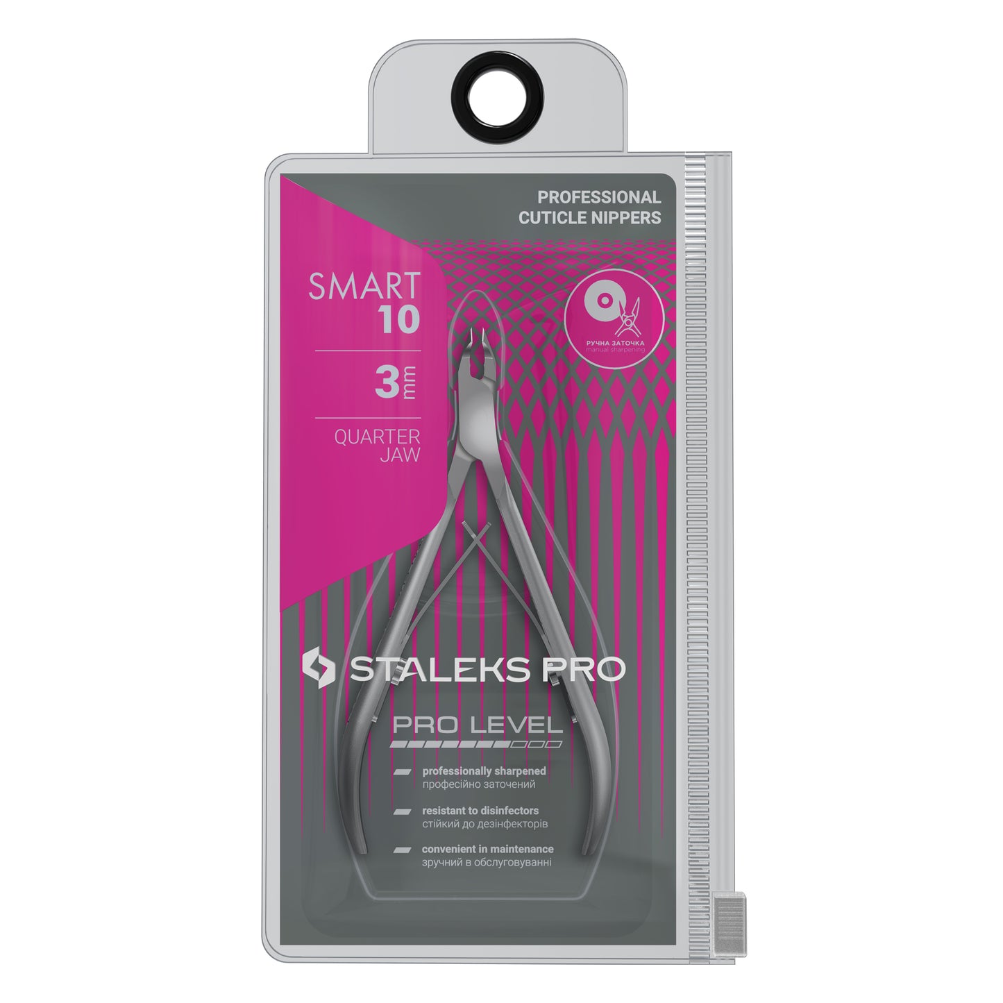 Professional cuticle nippers SMART 10 3 mm