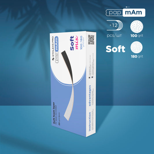 Doppelseitige Wechselfeilen Papmam Mix EXPERT (50 Stück) 100/180